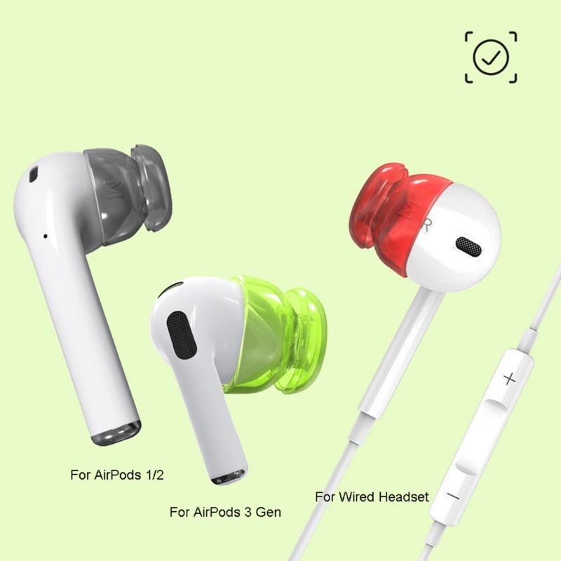 Cre Soft Case Silikon Earphone Bluetooth Untuk 1 2 3