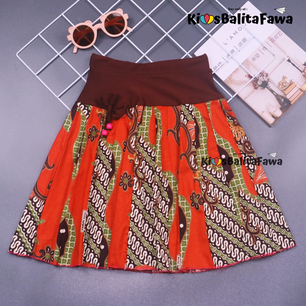 Rok Batik Anak uk. 3-4 Tahun / Skirt Pendek Anak Perempuan Bawahan Motif Batik Murah Lucu