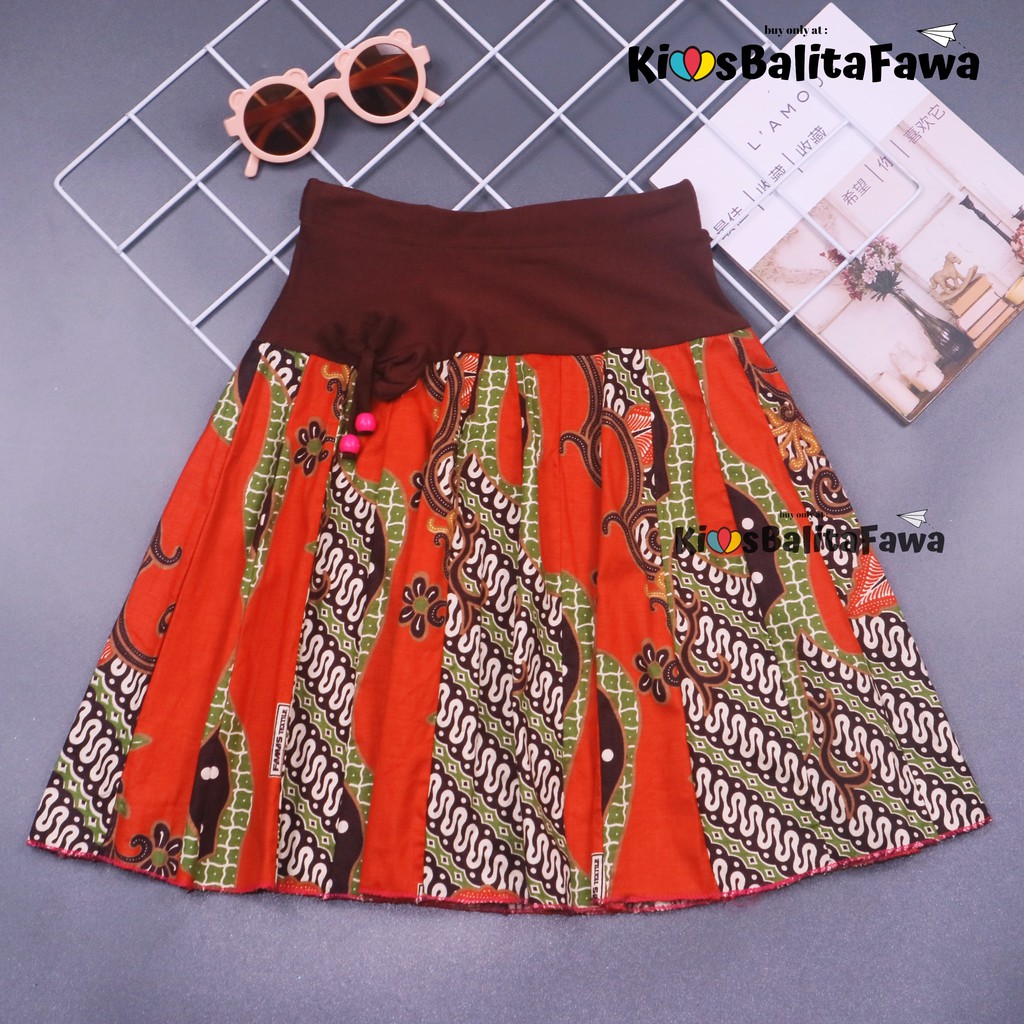 Rok Batik Anak uk. 3-4 Tahun / Skirt Pendek Bawahan Motif Anak Perempuan Murah Batik Lucu