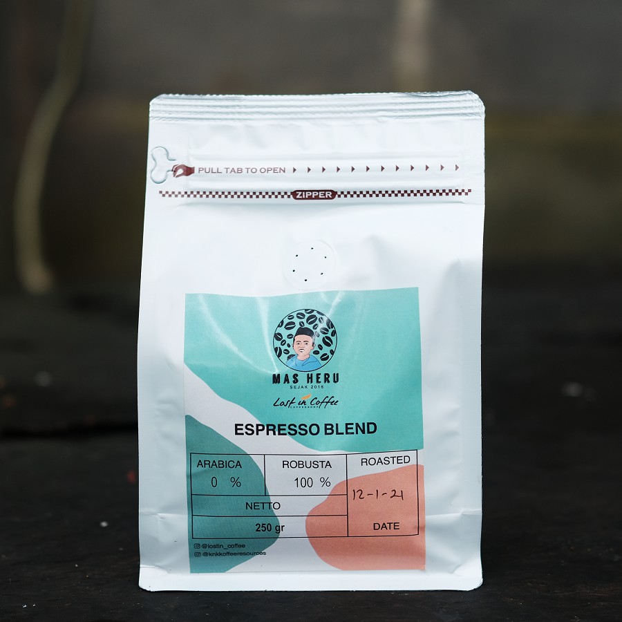 

Kopi Espresso Blend Mas Heru 250gr