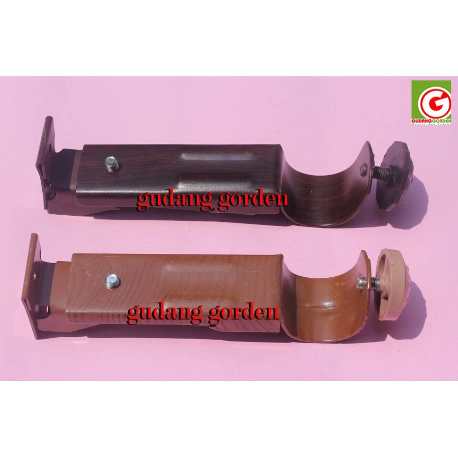 Bracket Kaki Rel Gorden Serat Kayu