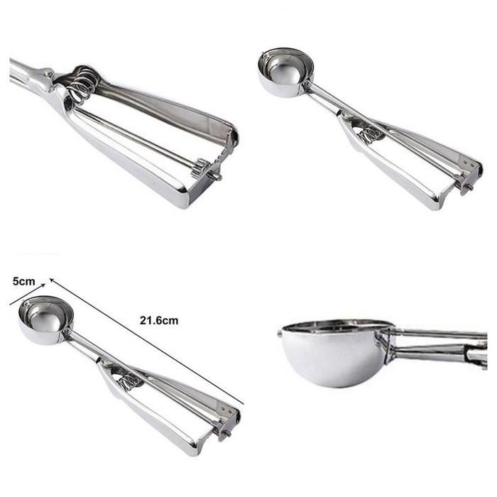 Scoop Ice Cream Sendok Es Krim Stainless