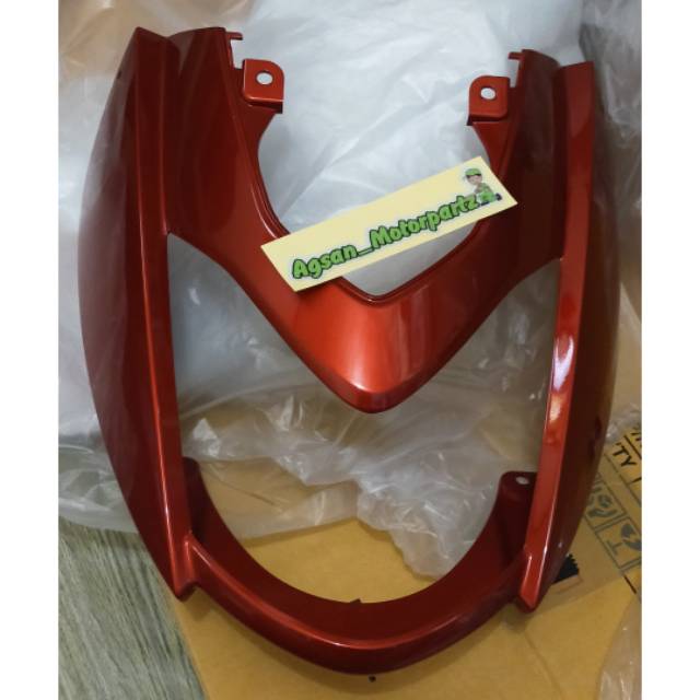 Batok lampu temeng lampu depan zx130 merah original Kawasaki