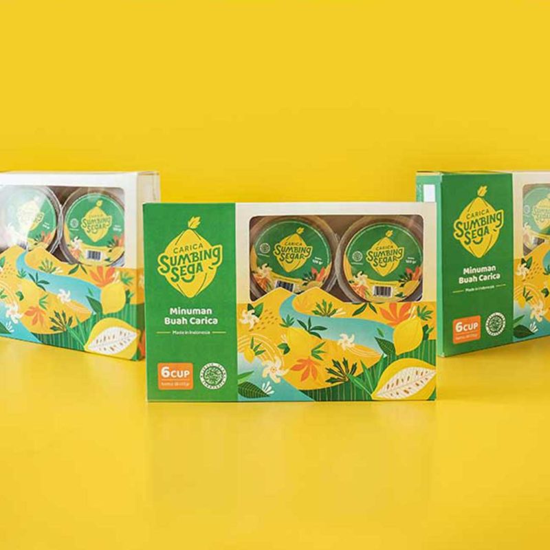 

Manisan Buah Carica Sumbing Segar Box Isi 6 Cups 120 gr