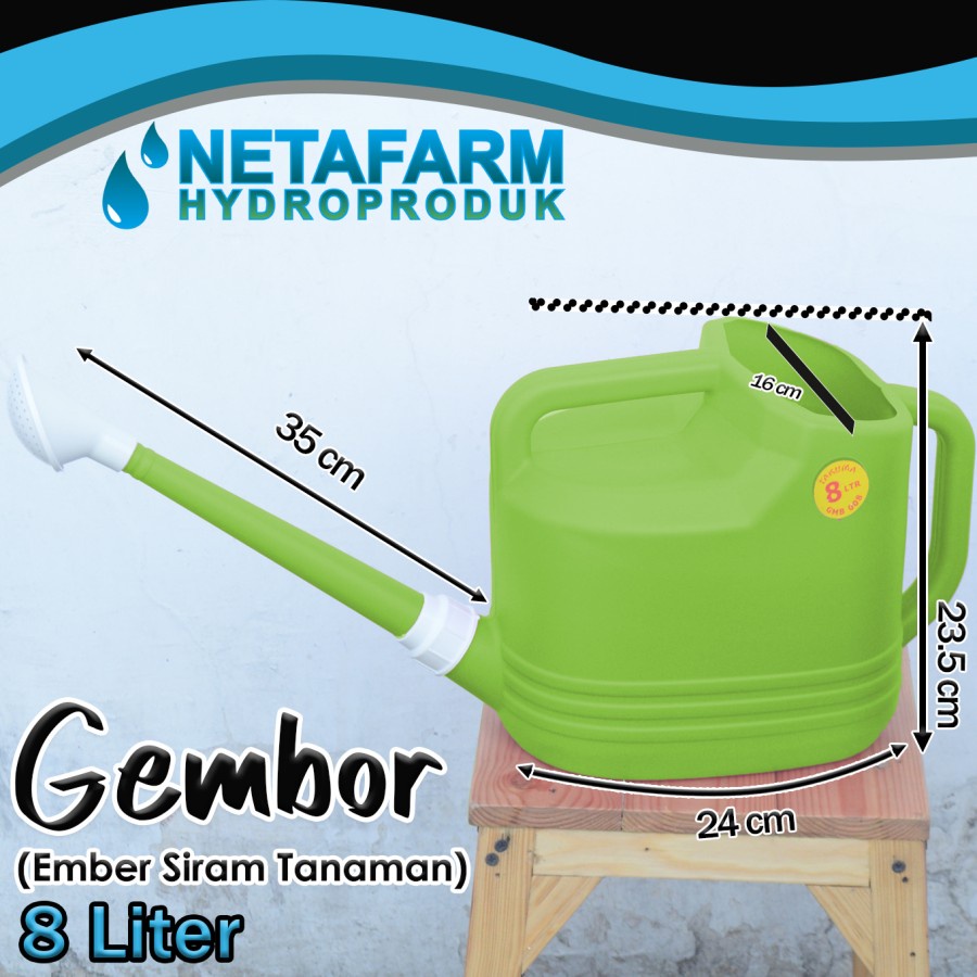 Gembor Air Ember Penyiram Tanaman Watering Can 8 Liter