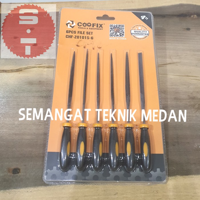 

6PCS KIKIR BESI HEAVY DUTY FILE SET 6 PCS COOFIX