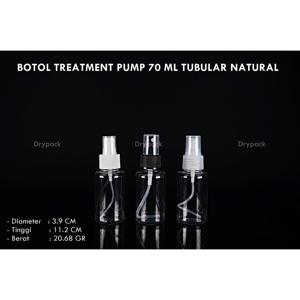 Botol Spray 70 ml Tubular Natural