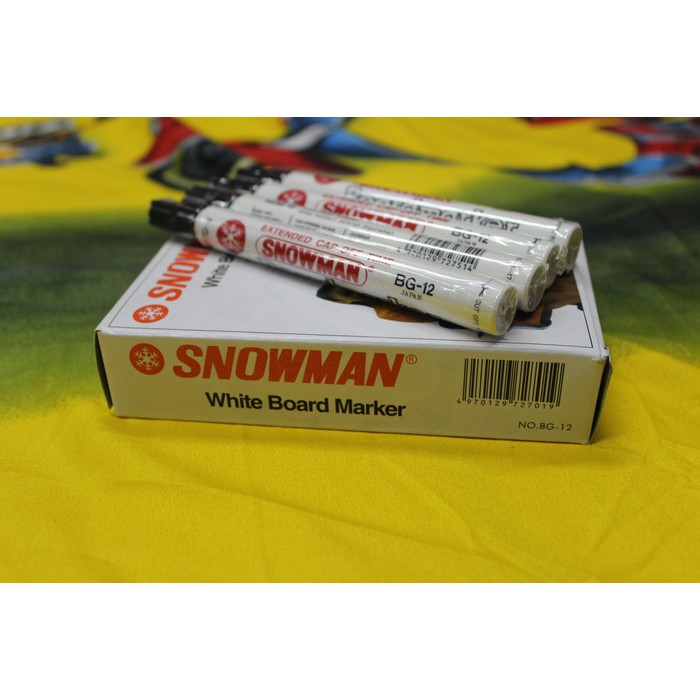 

spidol white board papan tulis tidak permanent permanen snowman ink