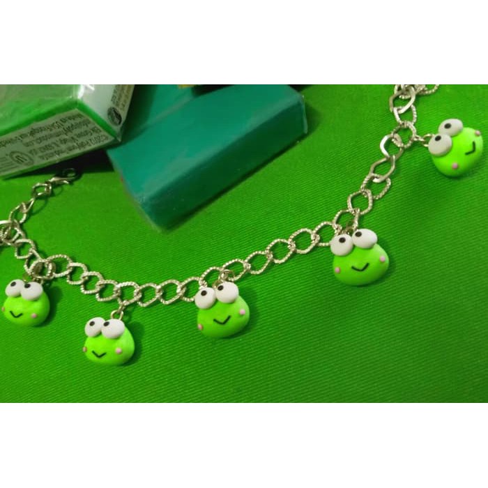 TERLARIS aksesoris gelang rantai keroppi lucu LUCU