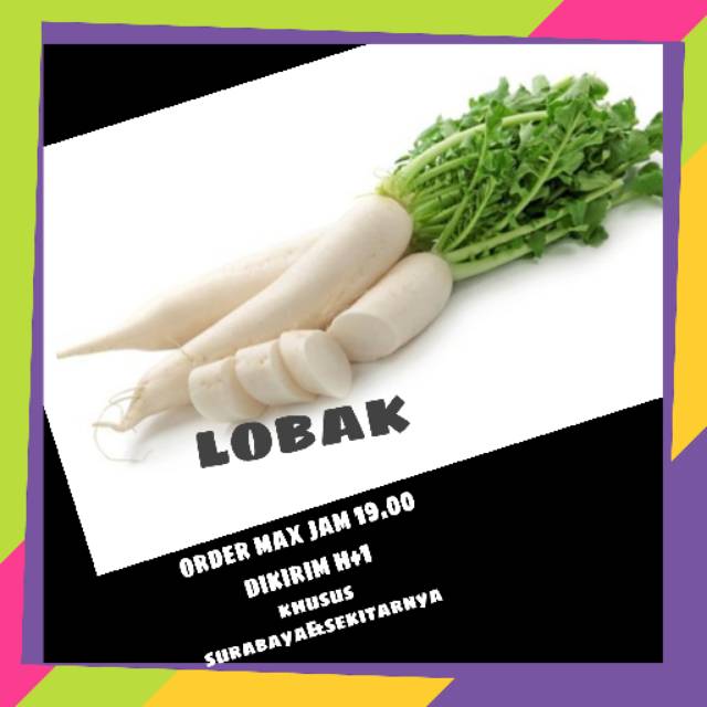 

Sayur lobak || sayur online murah surabaya