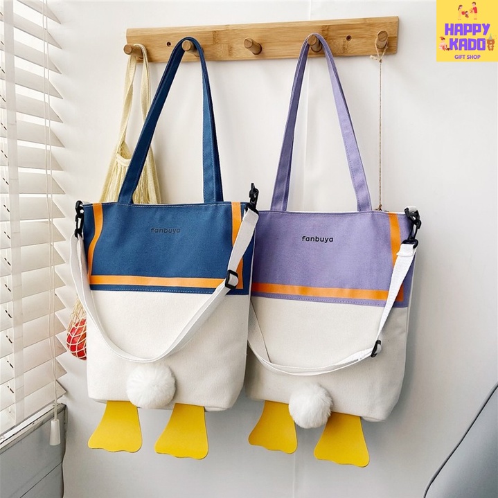 Tas Bebek Tote Bag Besar Remaja/Dewasa Cantik Mungil Kado Hadiah Ulang Tahun / Natal / Tahun Baru