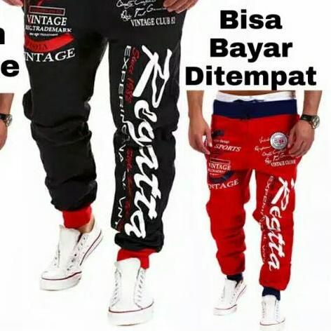  Celana Training Jogger Regatta Pria / Cowok Celana Olahraga Panjang Joger Keren Harga Murah