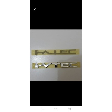 Emblem Tulisan i-VTEC Honda HRV CRV Original