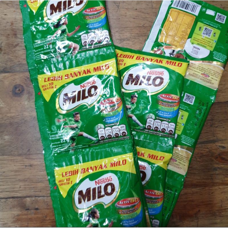 

MILO Susu Sachet / MILO ACTIV-GO Susu Coklat Renceng 22g - 11 pcs