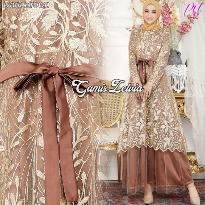 Gamis Brukat Terbaru Zelvia
