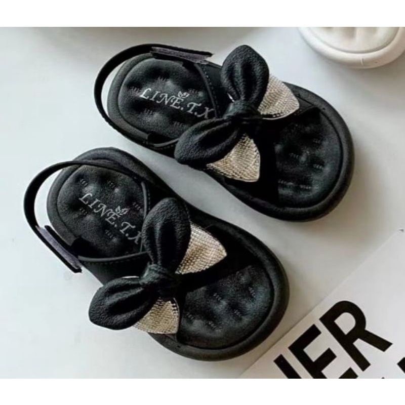 Sepatu Sandal Anak  Perempuan Pita Besar 1