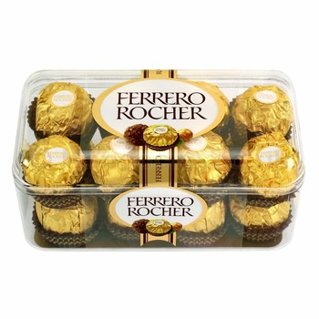 

ferrero rocher T-16 | coklat | snack | makanan | kue | biskuit | wafer | cokelat