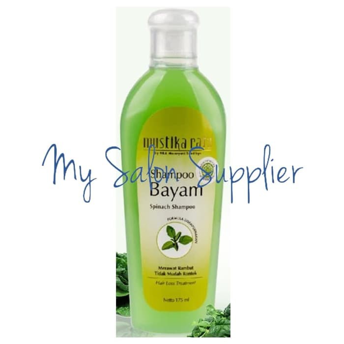 Mustika Ratu Shampoo Bayam   Spinach Shampoo 175ml