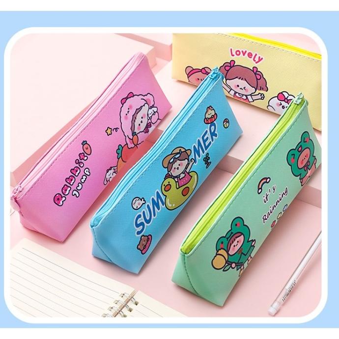 

DOMPET PENSIL PU BUNNY GIRL TEMPAT PENSIL KULIT PU - PINK RABBITJUMP