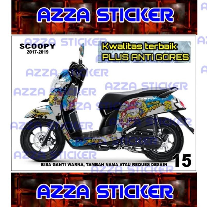 Sticker decal Scoopy 2019 Full Body decal Scoopy 2019 Full body 15