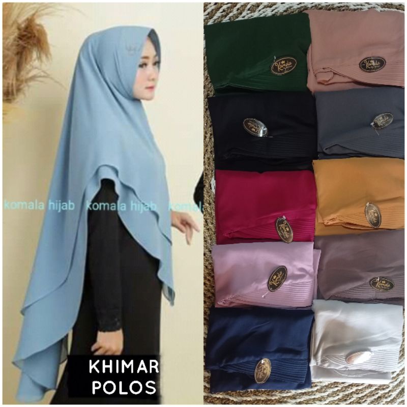 Khimar Ceruty Hijab syari khimar ceruty polos