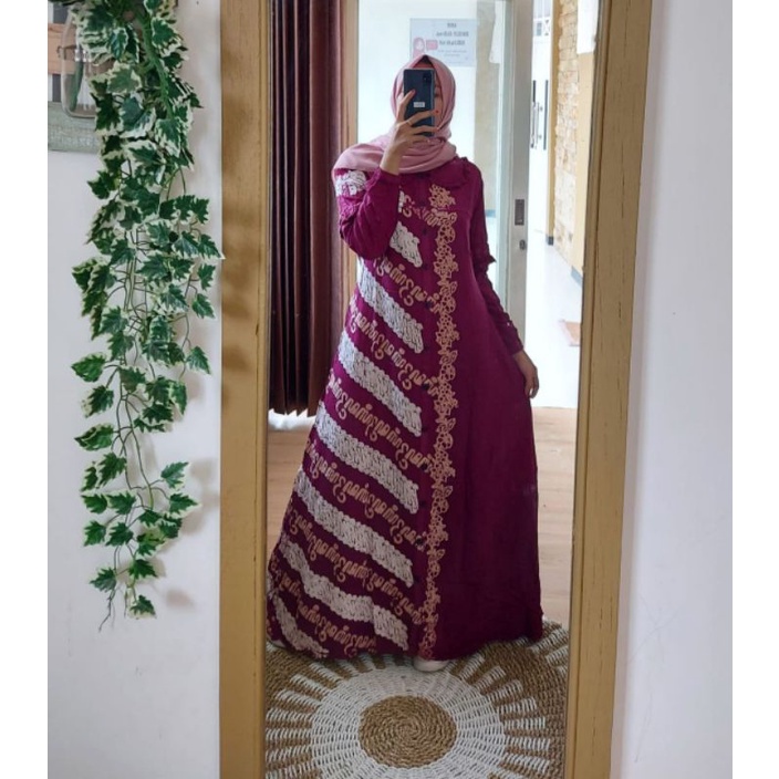 Gamis twill ori pekalongan