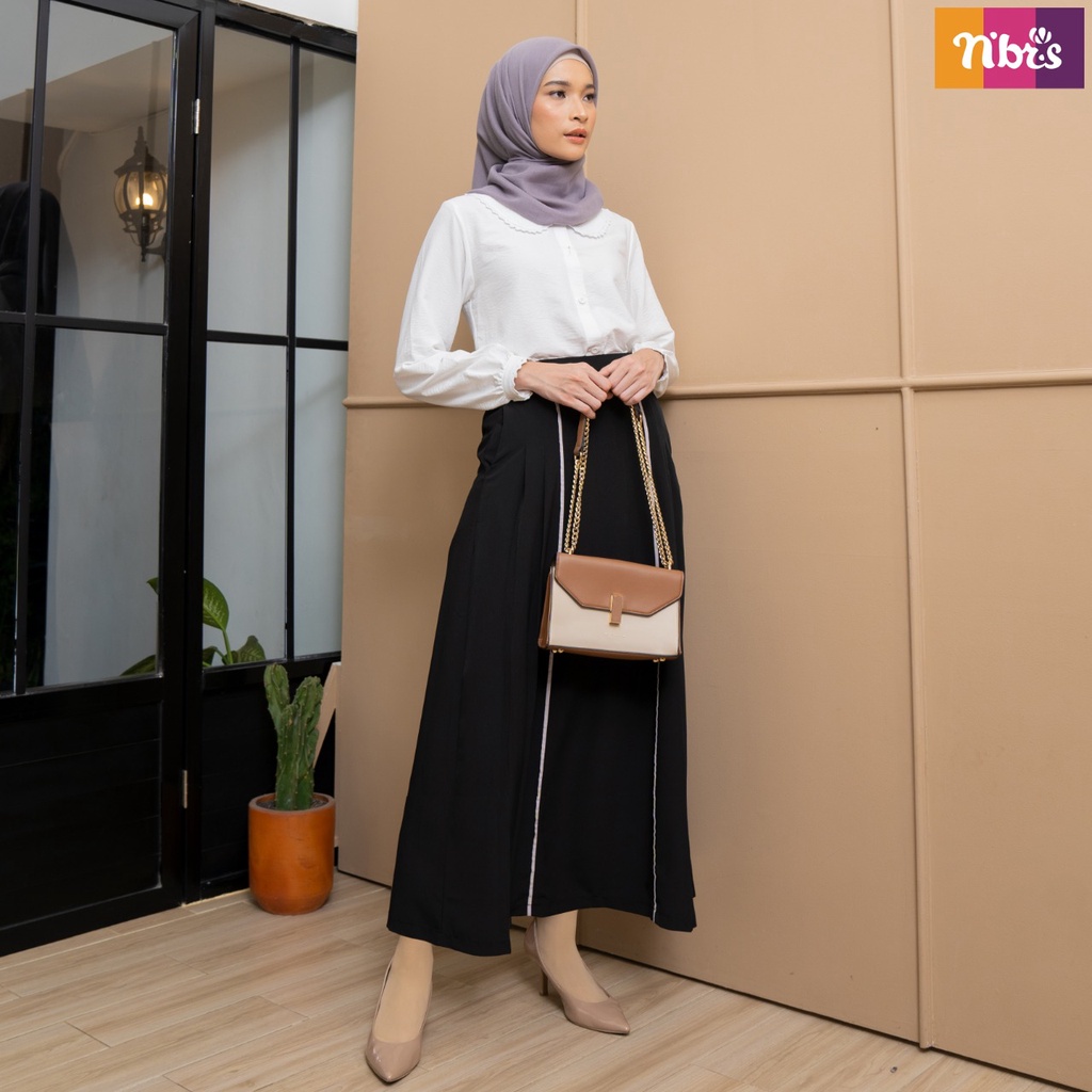 Nibras Rok NR 16 Bahan Khosibo Bawahan Rok Wanita Simpel Modern By Nibras bisa COD