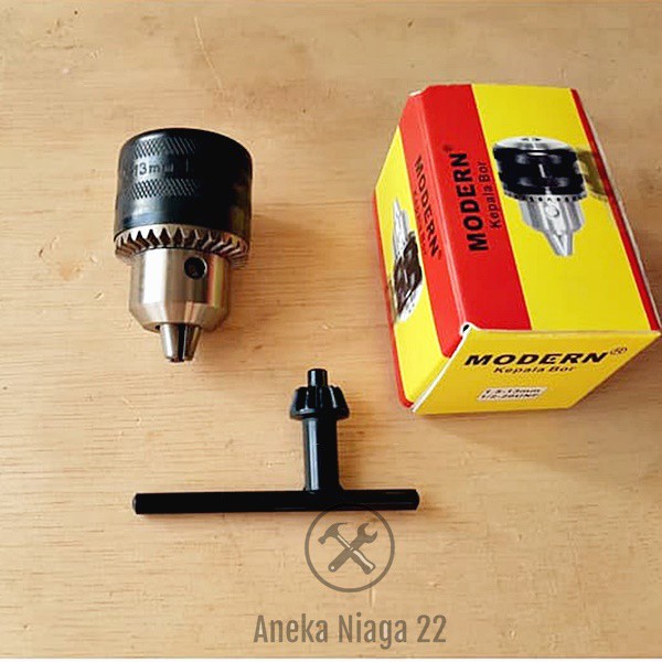 aneka   kepala mesin bor 13mm kunci modern  m k t mactek bosch ryu universal an22