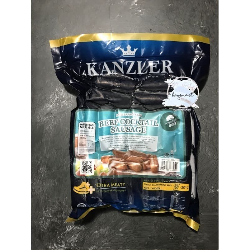 

KANZLER Sosis Premium Beef Cocktail 500 gr