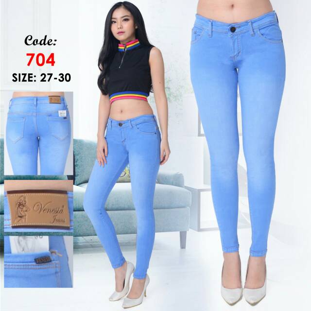 ( Size 27 - 30 ) MC girl - Celana Jeans Polos Wanita / Celana Soft Jeans / Celana Jeans / Celana Korea / Celana Panjang Jeans