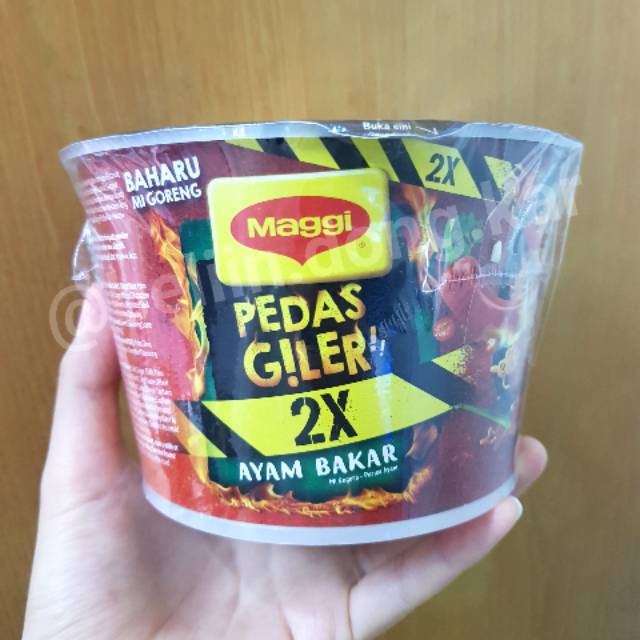 Maggi Pedas Giler 2x Ayam Bakar