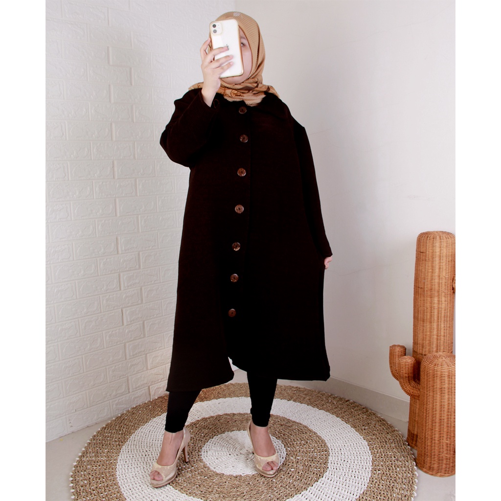 Baju Dewasa Tunik Turun Naik Viral Model Polos LD 114