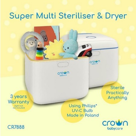 MAKASSAR CROWN STERIL UV MULTI FUNGSI + PENGERING Sterilizer and Dryer CR-7888