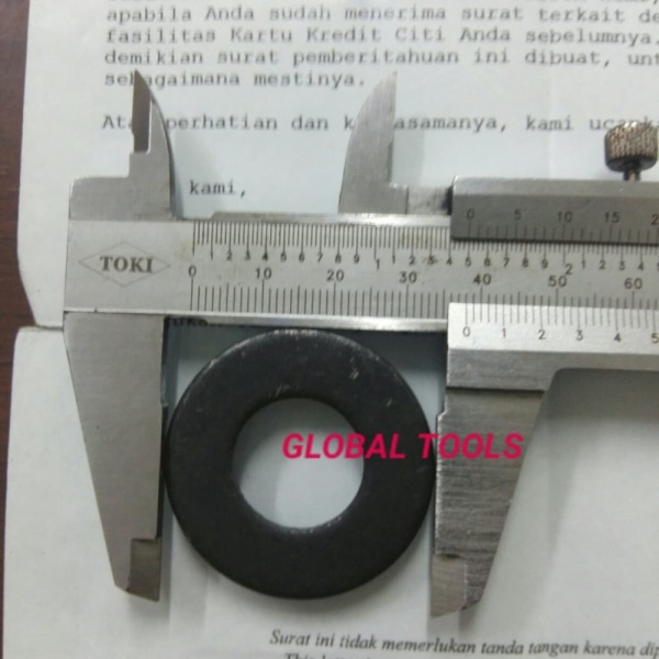 Harga Turun  Ring plat baja m18 ring baut besar ring baja 18 washer plate flat Tools global