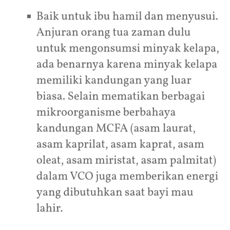 VCO minyak kelapa murni 250ml