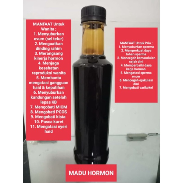 

MADU HORMON PROMIL SUAMI ISTRI / MADU KESUBURAN