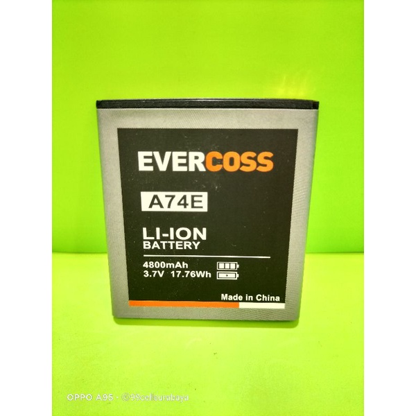 Battery batrai batre baterai Evercoss A74E original