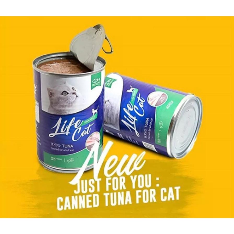 Life  cat Tuna Adult kaleng 400gram