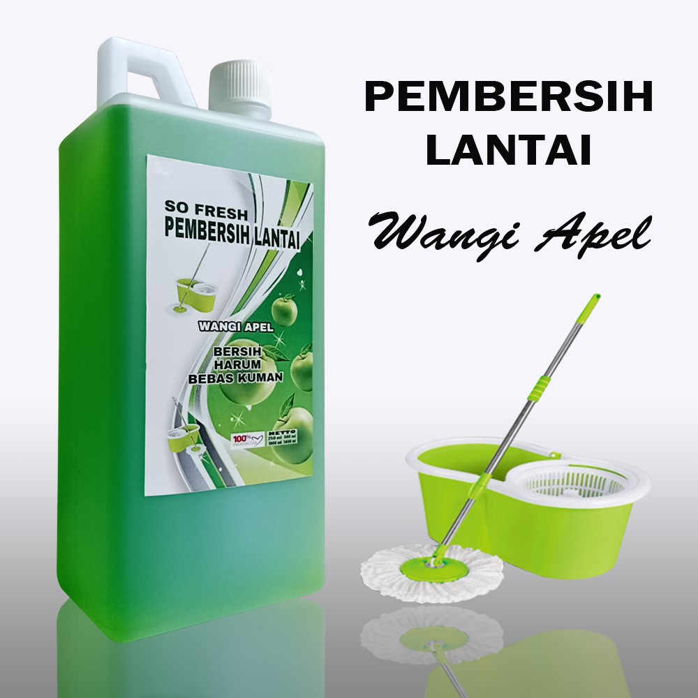 PEMBERSIH LANTAI APEL 1 LITER (SO FRESH PEMBERSIH LANTAI)