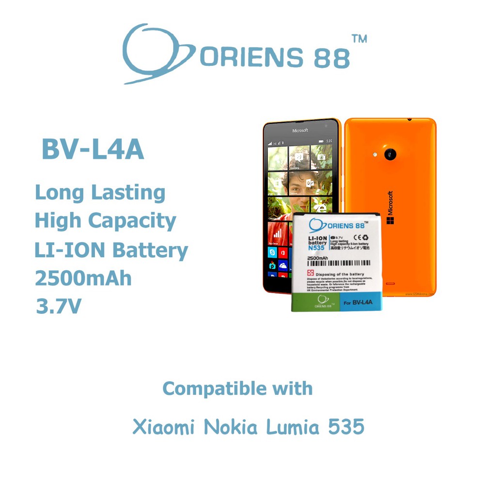 Baterai Batre Battery Double Power IC Nokia BL-L4A N535 OR88/Oriens88