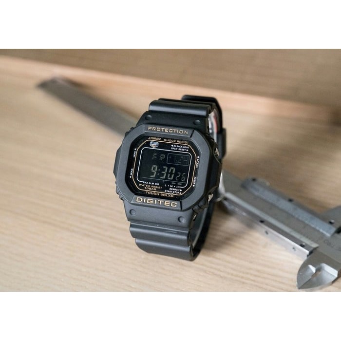 Jam Tangan Digitec DG-2024T Hitam List Emas Digitec 2024 DG-2024