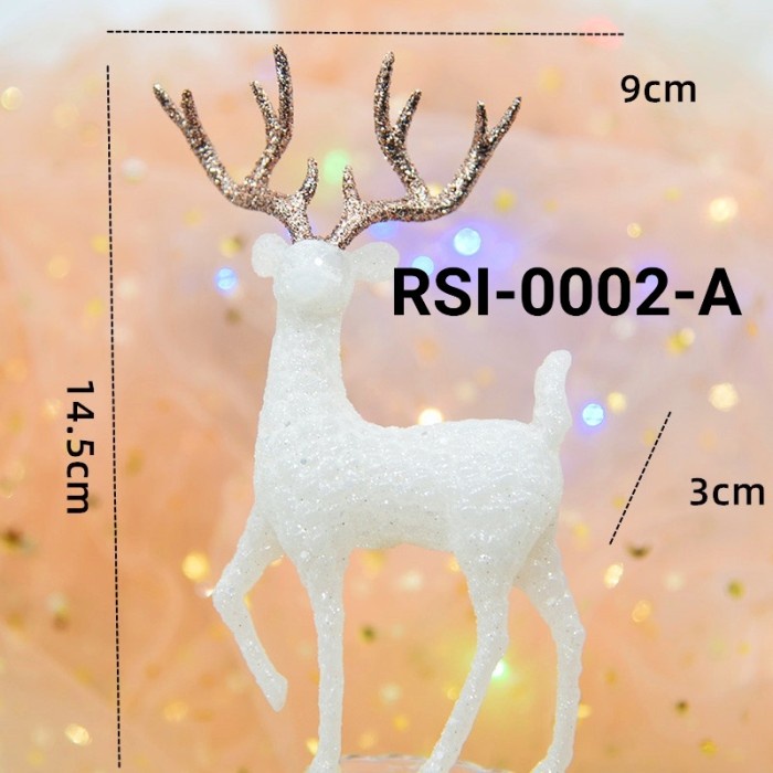 

GR-RSI-0002 CAKE TOPPER HIASAN KUE FIGURINE BINATANG DEER RUSA EKSKLUSIF