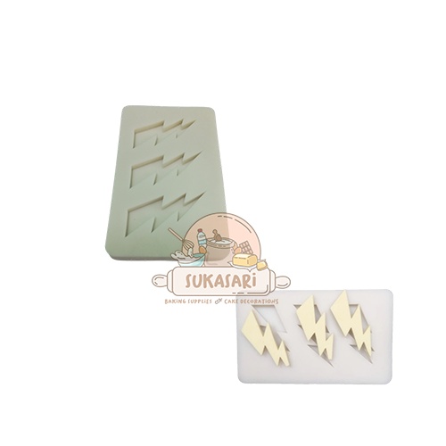 

Silicone mould Flash Lighting Lightning (cetakan petir kilat)