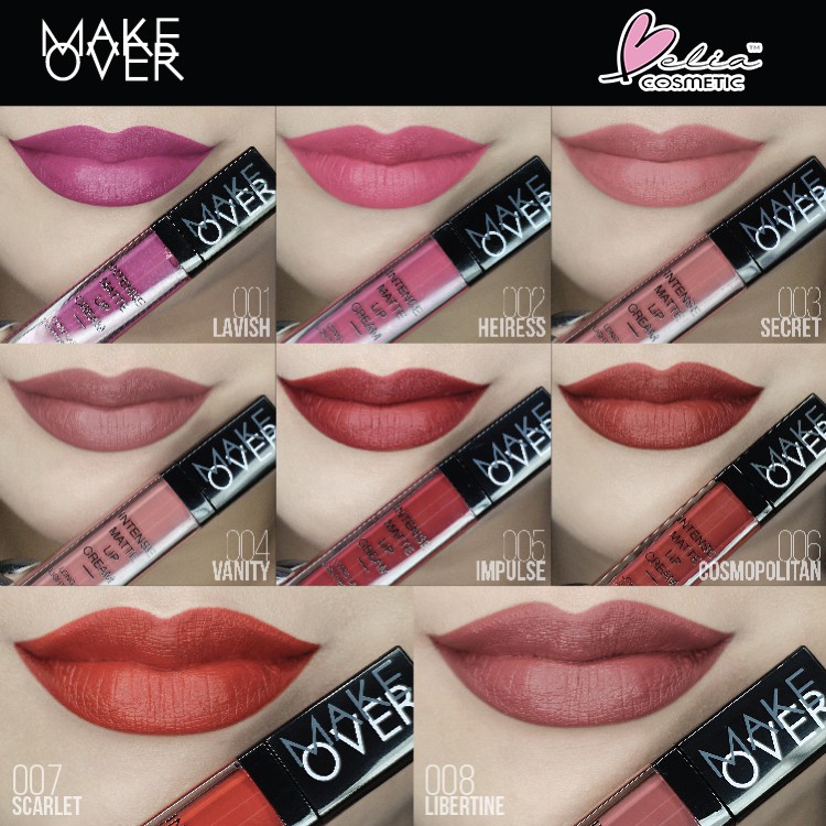 ❤ BELIA ❤ Make Over Intense Matte Lip Cream ( Makeover lipcream )