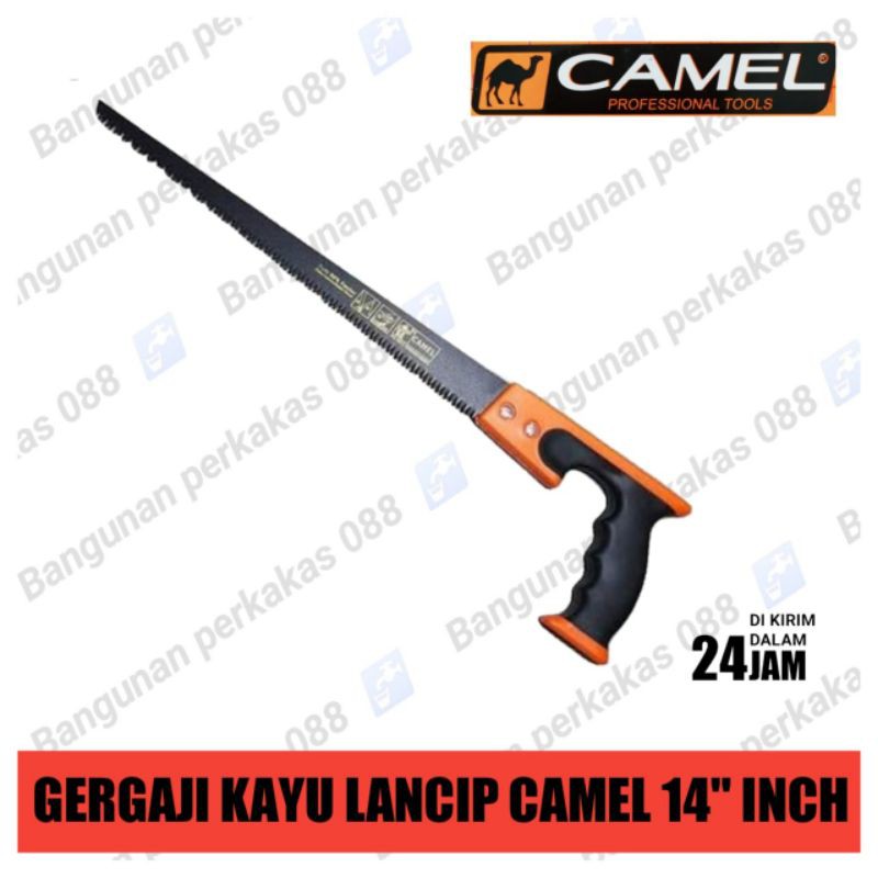 Gergaji Kayu Lancip 14&quot; /Gergaji Tukang