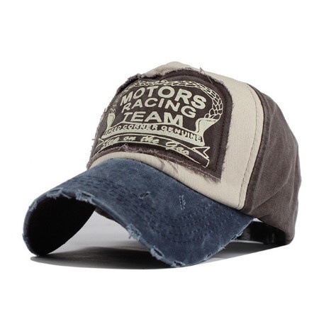 Topi Pria Topi Baseball Snapback Pria Motors Racing Team - Visor Biru(C7D3) Topi Distro Original Top