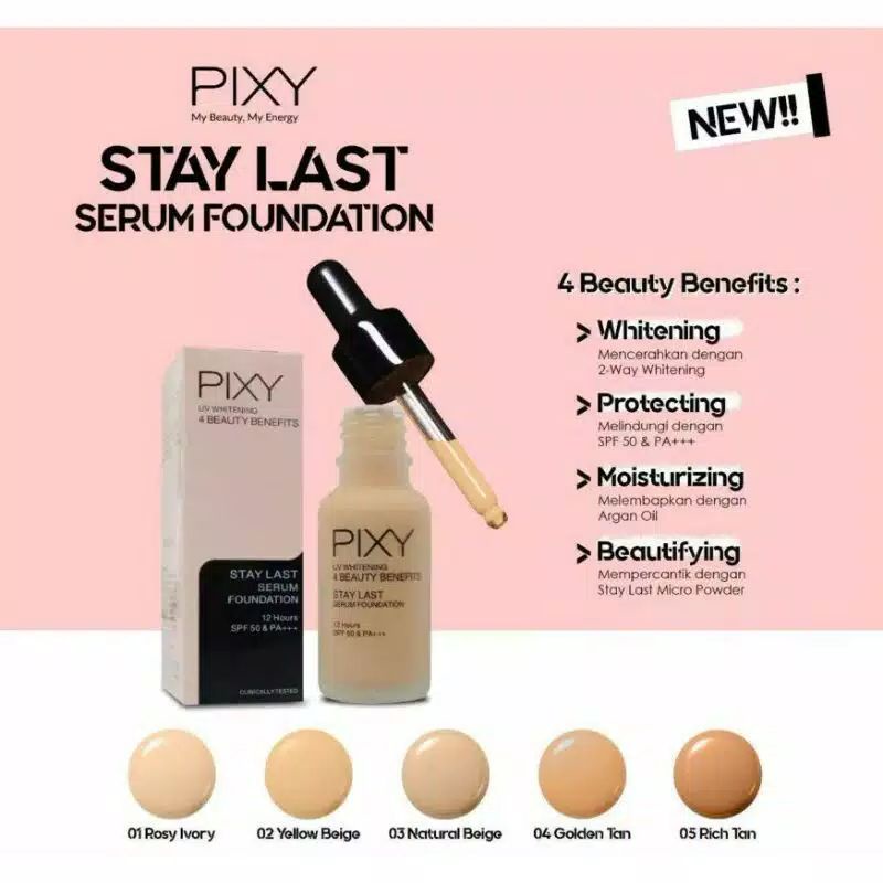 PIXY Stay Last Serum Foundation