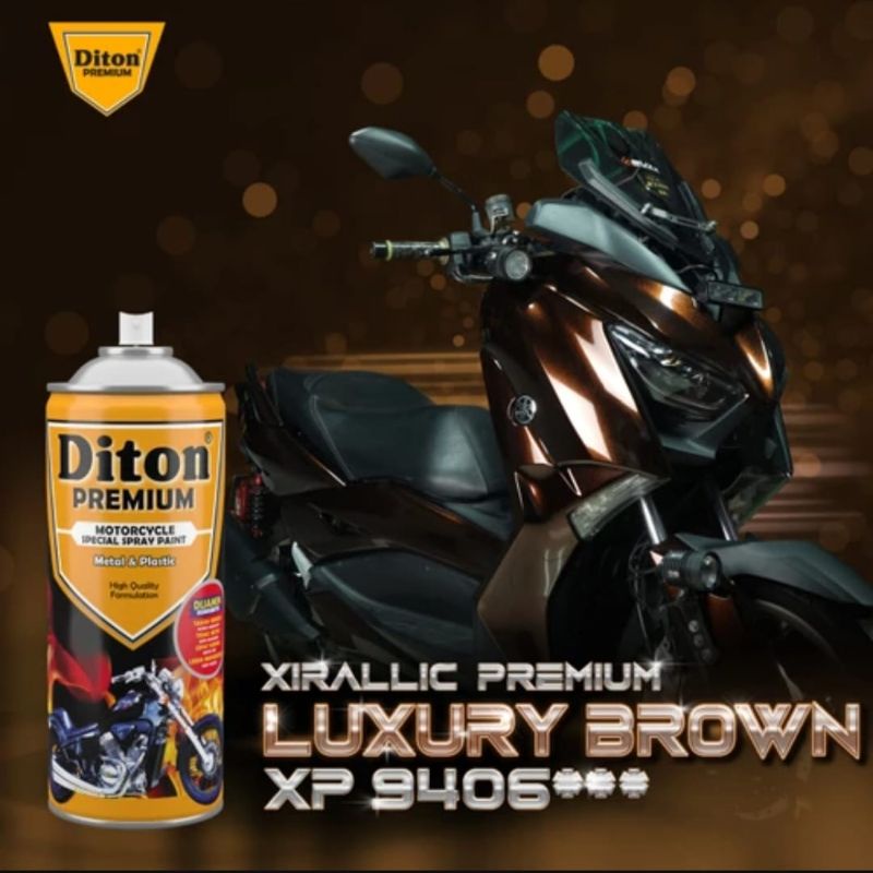 DITON PREMIUM CAT SEMPROT TAHAN BENSIN 400CC 9406*** LUXURY BROWN