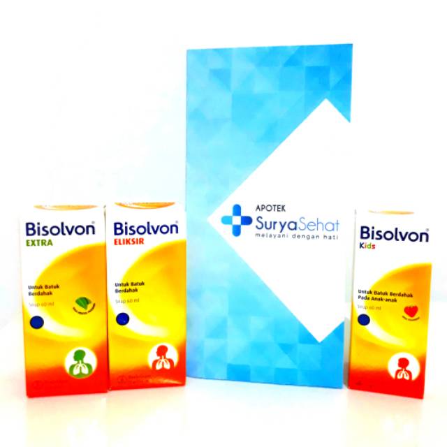 BISOLVON Sirup 60ml untuk Pengencer Batuk Berdahak