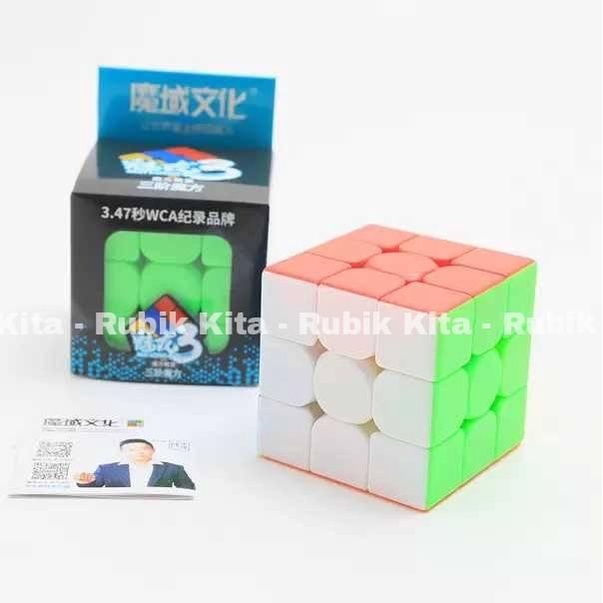 Rubik 3x3 Moyu Meilong Stickerless Speed Cube 3x3x3 V9V3
